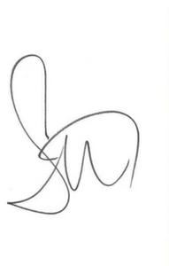 Serena Williams signed 4x6 index card - Picture 1 of 2