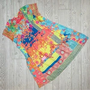 Orientique Naturally Australian Dress Multicolored tropical xs beach dress - Picture 1 of 5