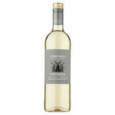 Three Mills British Pinot Grigio White Wine - 1x75cl