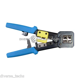 100pcs ez rj45 CAT5 Connectors, crimping tool plus 1 set new blades, ez-rj45 kit - Afbeelding 1 van 6
