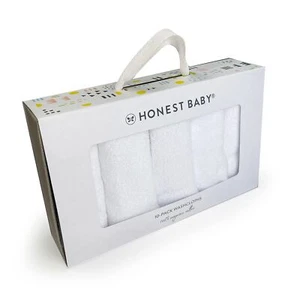 10-Pack Organic Cotton Baby-Terry Wash Cloths 10-Pack Bright White One Size - Picture 1 of 2