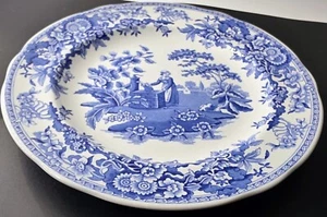Spode The Spode Blue Room Collection  "Girl at Well"  11.5 in Cake Plate - Picture 1 of 8