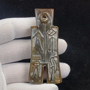 Ausgezeichnete Stein geschnitzte Figur Netsuke, braunton, aus Japan - Bild 1 von 9