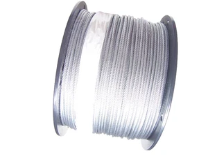 Galvanized Wire Rope Cable 1/8", 7x19, 1000 ft reel - Picture 1 of 1