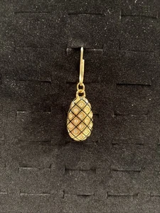 Vintage Swarovski Gold Tone Necklace Egg Crystal Pendant - Picture 1 of 4