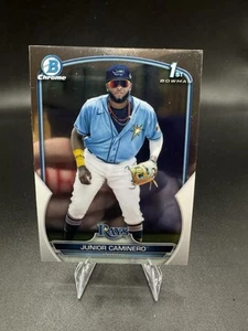 Bowman 2023 - Chrome Prospects #BCP-61 Junior Caminero (RC) Tampa Bay Rays - Imagen 1 de 2