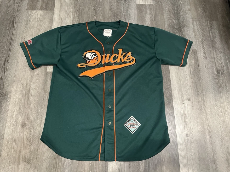 Camiseta cosida de béisbol vintage de los Long Island Ducks talla X-grande para hombre Foto 1 de 4
