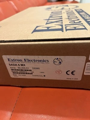 Extron SVDA 6 MX - Stereo Audio Distribution Amplifier - Brand New In Box - NICE - Image 1 of 4