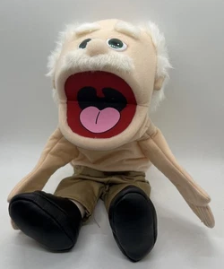 Silly Puppets Pops Peach Puppet 14 pollici nonno padre uomo 2008 - Foto 1 di 5