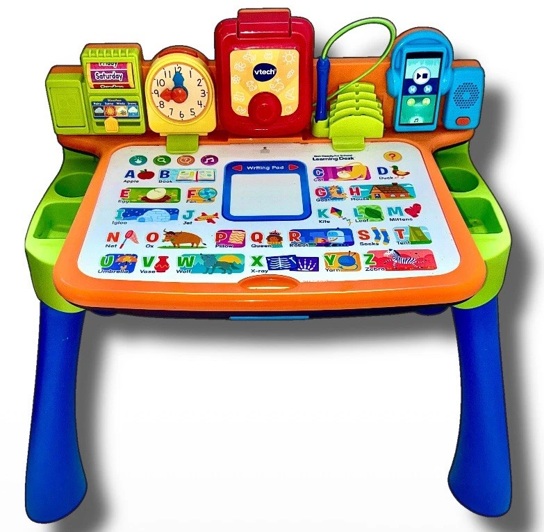 VTech Pre-K 5-in-1 Interactive Learning Desk For Toddlers:Projector+Music Player - Image 1 of 3