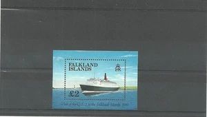 FALKLAND ISLANDS SGMS675-VISIT OF QE2 CRUISE LINER-MNH - Picture 1 of 1