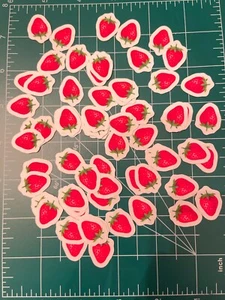 mini frutas, pegatinas de frutas, pegatinas de frutas pequeñas, mini pegatinas, pegatinas de alimentos - Imagen 1 de 4