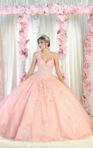 Womens Dresses For Quinceanera Long Sweetheart Sleeveless Ball Gown Plus Size - Picture 1 of 7