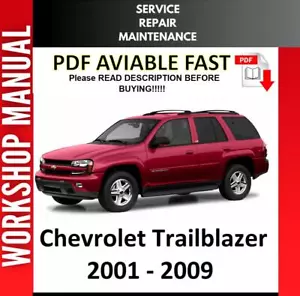 CHEVROLET TRAILBLAZER 2005 2006 2007 2008 2009 SERVICE REPAIR WORKSHOP MANUAL - Picture 1 of 1