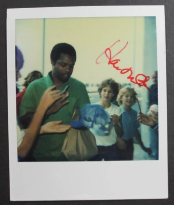 Фотография Хэла Макрея из Kansas City Royals с автографом откровенная Polaroid подписанная - Изображение 1 из 3