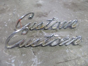 1971 Ford F100 truck exterior rear box side Custom trim emblem molding pieces - Picture 1 of 2