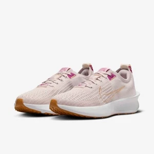 Nike Interact Run FD2292-010 Sneaker Women 10 Pink Athletic Running Shoes TF3842 - Picture 1 of 18
