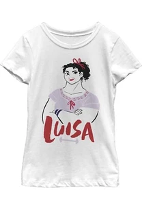 Disney Encanto Luisa Youth T-Shirt White - Picture 1 of 9