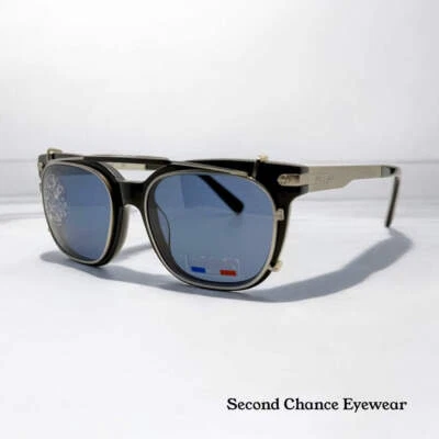 Nuevo VUARNET VL1407 0001 Gafas de sol polarizadas con clip-Lentes de vidrio mineral Foto 1 de 4