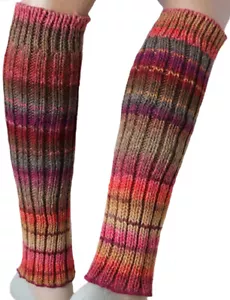 dicke Wollstulpen wie handgestrickt extra warme Stulpen - Bild 1 von 7
