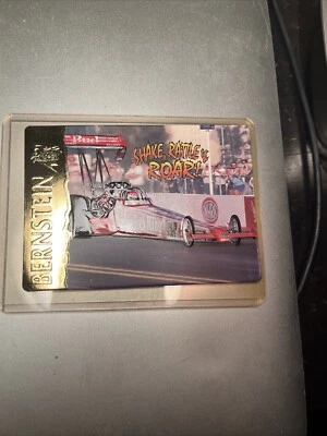 1995 ACTION PACKED NHRA WINSTON DRAG RACING Kenny Bernstein Gold SP - Image 1 of 4