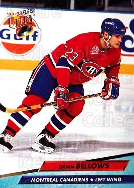 1992-93 Ultra #324 Brian Bellows - Image 1 of 1