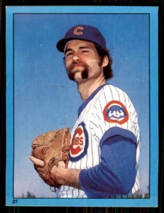 1982 Topps Stickers Dick Tidrow Chicago Cubs #27 MLB Baseball - Picture 1 of 2