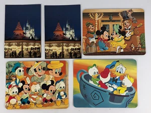 Cartoline vintage Walt Disney Disneyland Topolino Paperino lotto x 5 mai usate - Foto 1 di 10