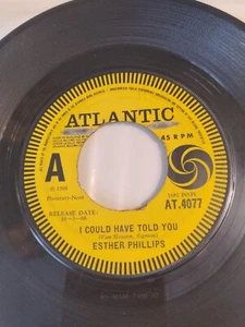 Esther Phillips – I Could Have Told You / Just Say Goodbye 7"  Single - Picture 1 of 2