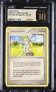 Pokemon Lady Outing 83/109 Spanish EX Ruby & Sapphire - CGC 10 PRISTINE - Picture 1 of 3