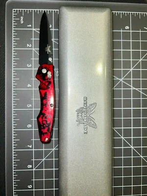 Benchmade 771BC1-01 Osborne Red/Black 360/1000 Pre-Production Pocketknife - Image 1 of 3