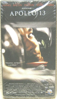 APOLLO 13 - VHS 1995 - TOM HANKS - NASA DRAMA - MCA UNIVERSAL 82418 - NEW SEALED - Image 1 of 4
