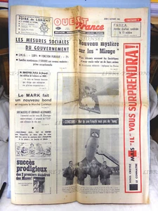 JOURNAL RÉGIONAL OUEST-FRANCE, JEUDI 2 OCTOBRE 1969 - Picture 1 of 6