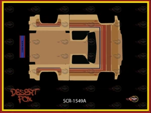 1/64 Chevy Silverado "Desert Fox" Decal Set SCR-1549A - Picture 1 of 3