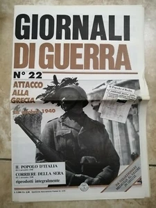GIORNALI DI GUERRA - N 22 DEL 28 OTTOBRE 1940 - ATTACCO ALLA GRECIA QQ - Foto 1 di 1