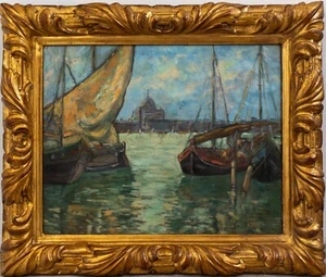 Emil Fenzl (Austrian, 1868–1930) – Venetian Cityscape, oil painting - Picture 1 of 12