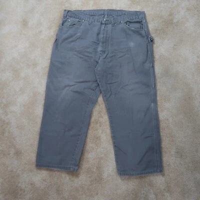 Pantalones Dickies Calce Relajado Pierna Recta Para Hombre 44x27 Gris Envejecido Destruido Foto 1 de 4