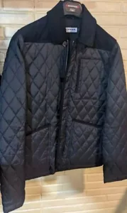 Topman Light Warm Black Coat Jacket Quilted Men's Small New Fits Like ZARA Man - Picture 1 of 2