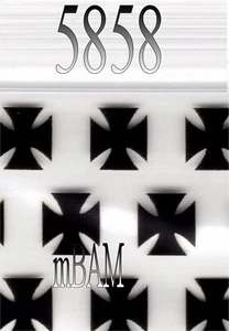 100 PACK BLACK CHOPPER CROSSES 5858 Apple Zip Baggies .63x.63" MINI BAGS - Picture 1 of 12