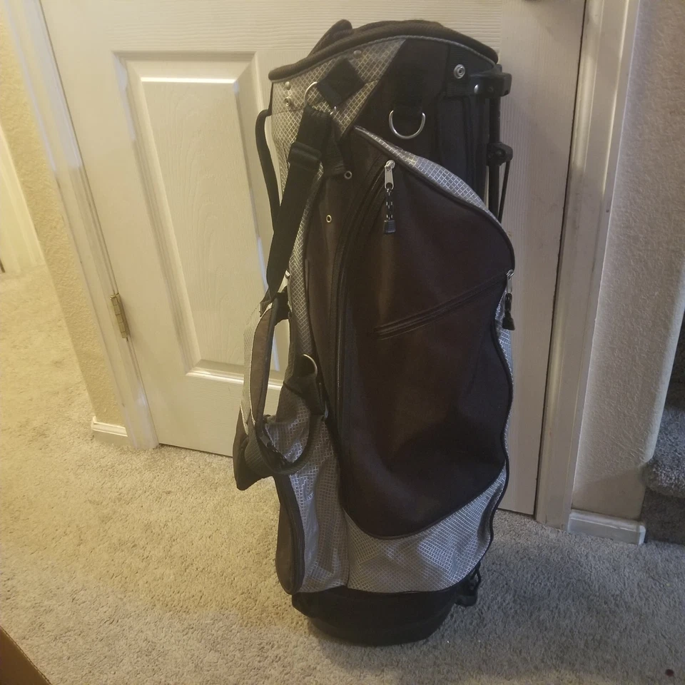 Bolsa de golf de pie negra Crospete Sports LAGUNA de 8 vías Foto 1 de 4