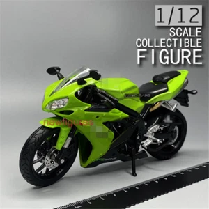 Accesorios de escena modelo de motocicleta verde 1:12 para muñeca figura de acción masculina de 6 - Imagen 1 de 7