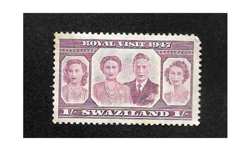 SWAZILAND 1947 STAMP - ROYAL VISIT Cover