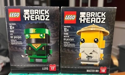 LEGO 41487 y 41488 - BrickHeadz - Ninjago - Lloyd + Master Wu - ¡NUEVO! Foto 1 de 2