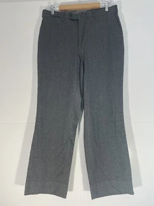 Peter Millar Pants 100% Super 120s Wool Vitale Barberis Canonico 33x29  Gray - Picture 1 of 7