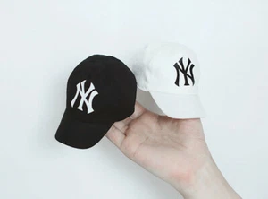 Hand-made BJD MDD Doll Accessories Baseball Head Hoop Peaked Cap Hat PU WH/BK - Picture 1 of 6