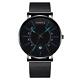 Men Watches Mens Business Date Watch Ultra Thin Stainless Steel Mesh Strap watch