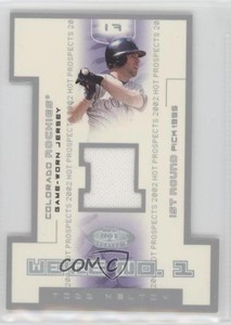 2002 Fleer Hot Prospects We're No 1 Game-Worn Jersey Todd Helton #WN-TH