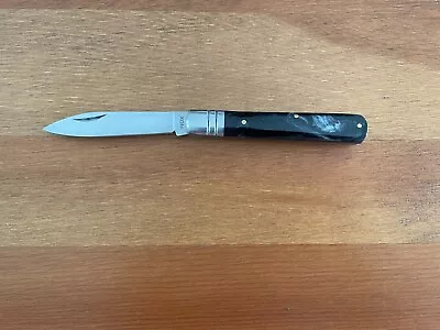 2.8" Made in Spain Navaja Albacete Classic Pocket Knife Black Celluloid Handle - Image 1 of 4