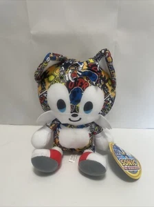 Sega 60th Anniversary Sticker Bomb Toy Factory Large Tails Sonic Plush 9” - Picture 1 of 5