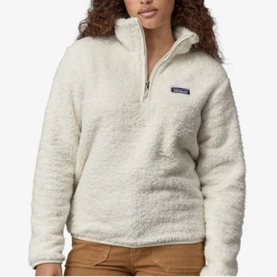 PATAGONIA Los Gatos 1/4 Cremallera Vellón Abedul Blanco Para Mujer Grande 25236 Usado Foto 1 de 4